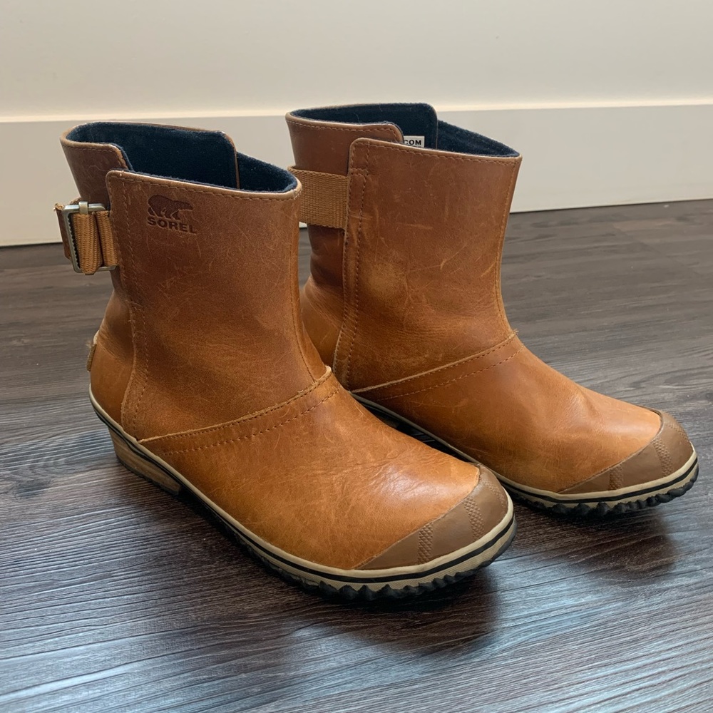 Sorel Leather Waterproof Boots